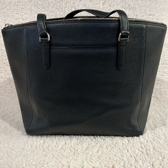 Kate Spade ♠️ Black Tote w/ Matching Wallet & Twilly - Picture 3 of 11